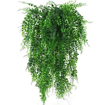 

82cm Artificial Green Plant Vines Wall Hanging Fake Leaves Plant for Home Garden Decoration Simulation Orchid Fake Flower Rattan