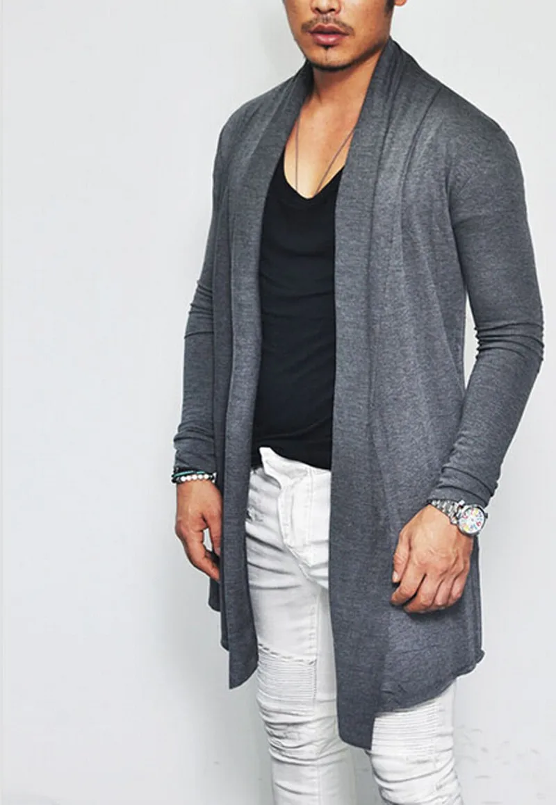 Long cotton coat mens Clearance