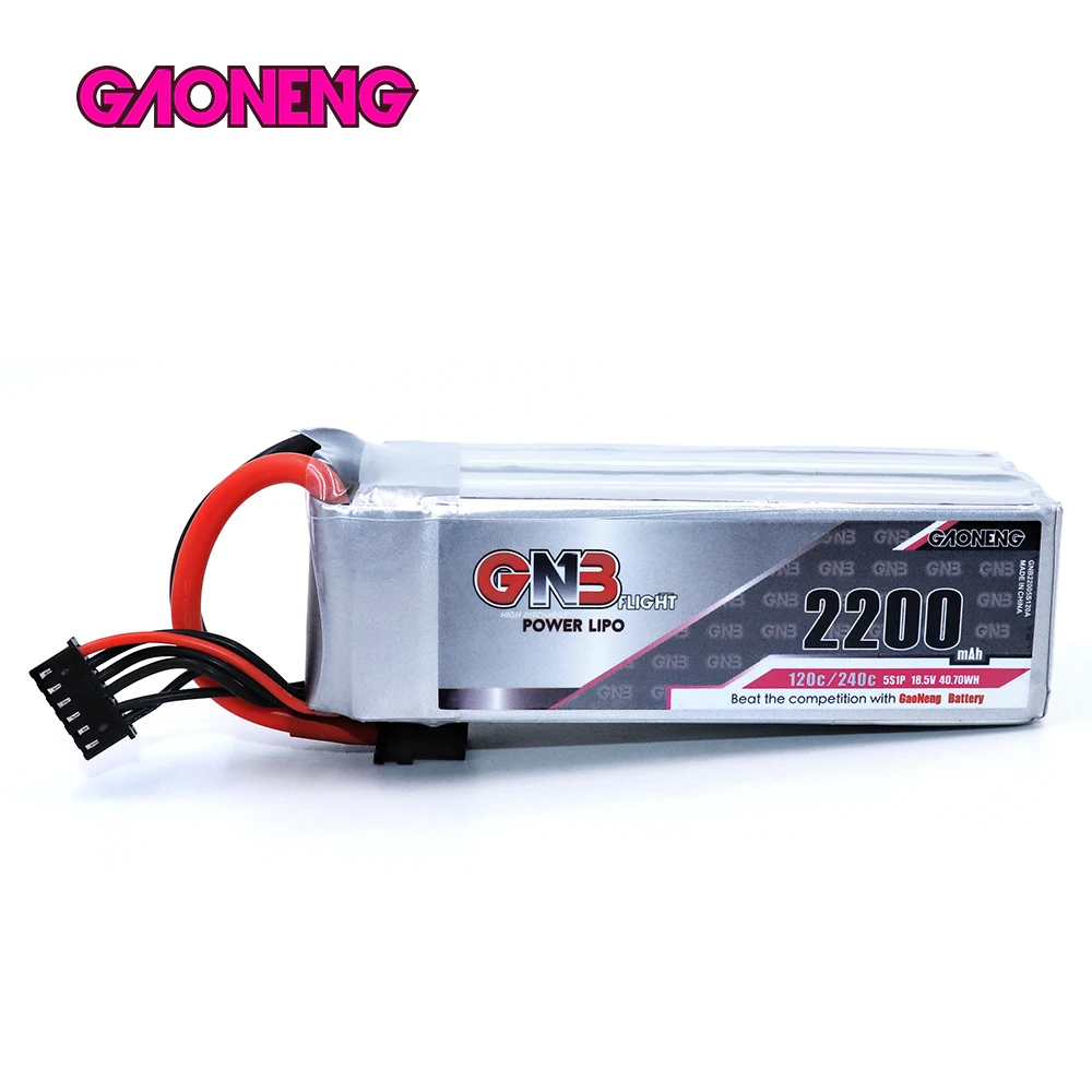 GAONENG GNB 14 8 V 2200mAh 120C 4S Lipo аккумулятор XT60U F Plug для RC FPV Racing Drone|Детали и аксессуары| |