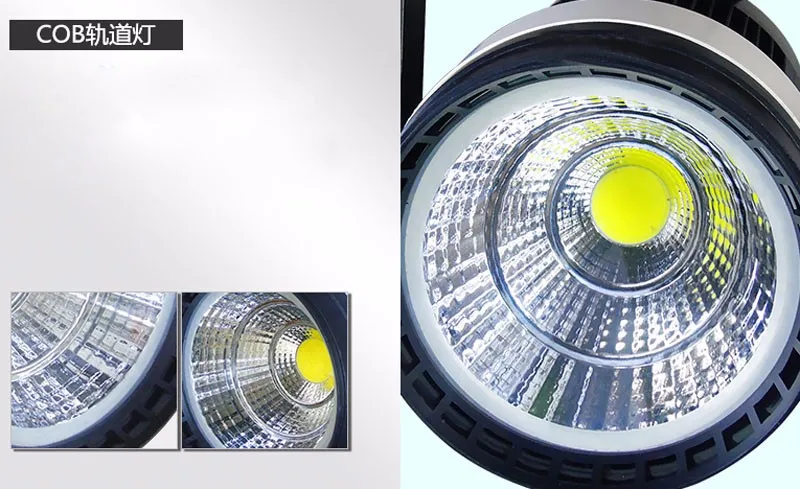 Fanlive w Cob Luz Pista Luzes Ferroviárias Holofotes Igual 150 300 Halogênio Lâmpada Quente - Frio Branco Ac85-265v 15 Pcs 30 20 24 Luzes e Iluminação