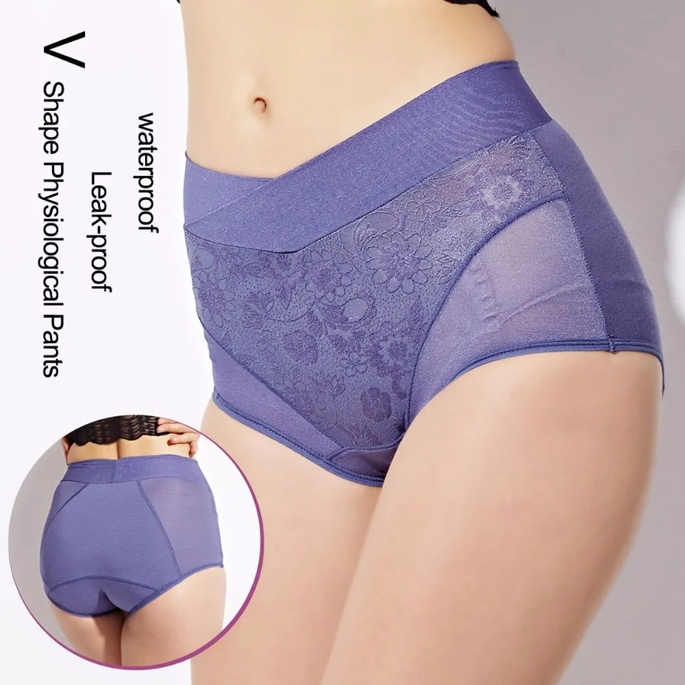 2017Women Hollow Out Boyshort Seamless Panties High Rise Lace Anti