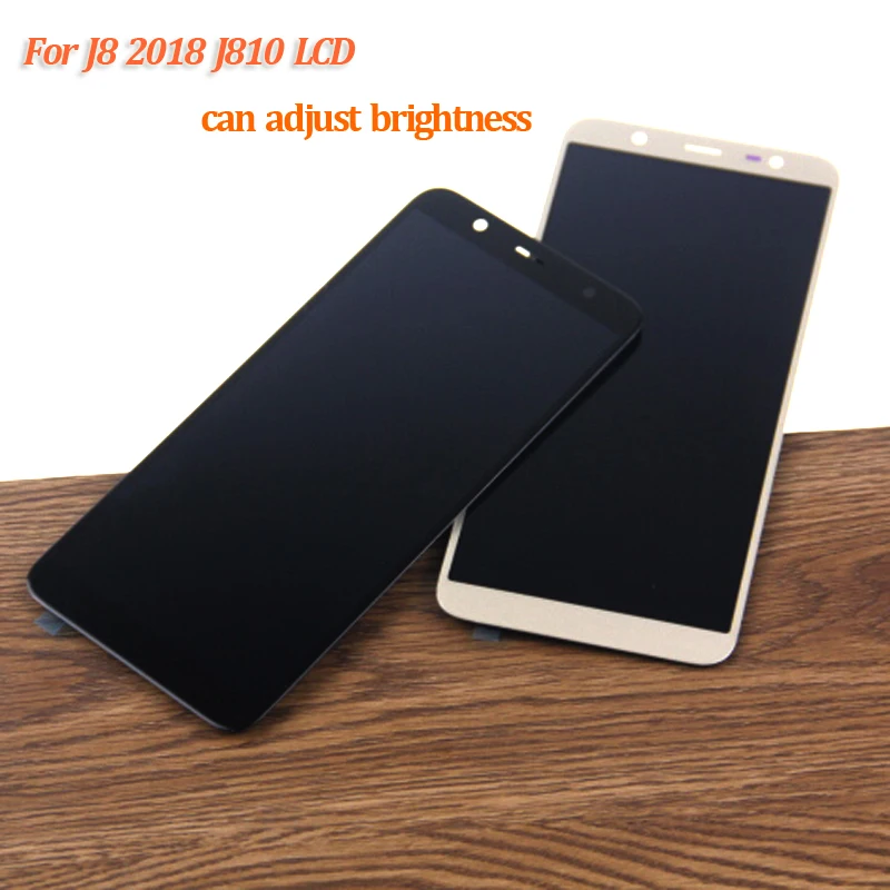 Яркость регулировка для samsung Galaxy J8 2018 J810 SM ЖК дисплей Дисплей Сенсорный экран