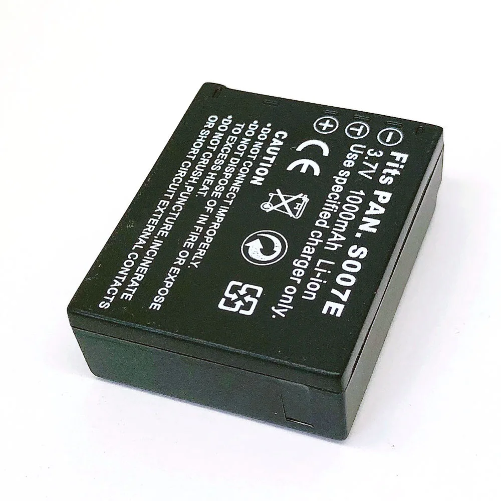 CGA-S007 CGA-S007E CGA-S007A CGR-S007 CGR-S007E CGR-S007A DMW-BCD10 для цифрового фотоаппарата Panasonic Lumix DMC TZ1 TZ2 TZ3 TZ4 TZ5 TZ50 TZ15 ГК