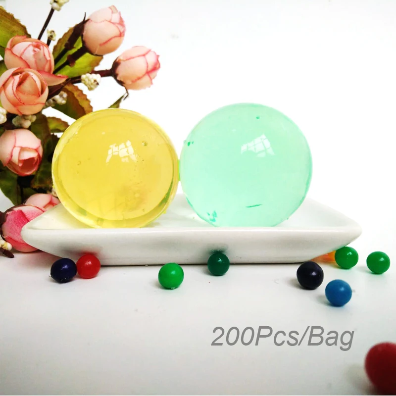 

Free Shipping Pearl Shaped Soft Crystal Mud Children Toys Planting Bio Water Polo Hydrogel Plant Planting Home Decorations