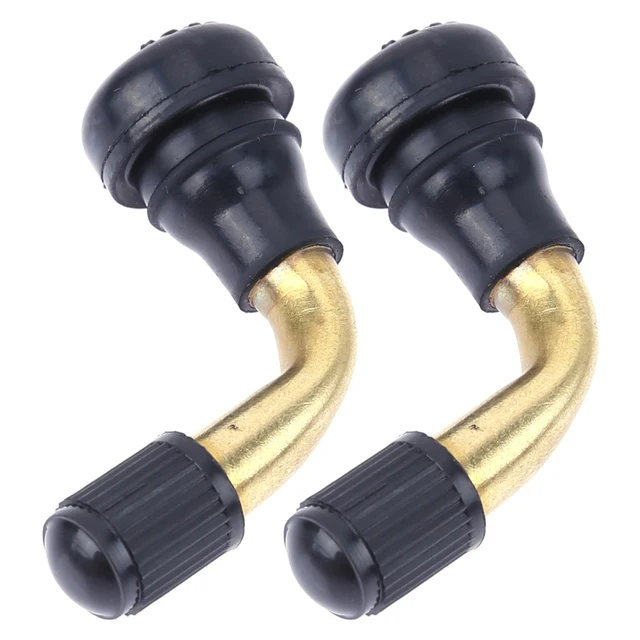 2pcs/pack 90 Degree Angled Snap in Motorcycle Tyre Valve Extension