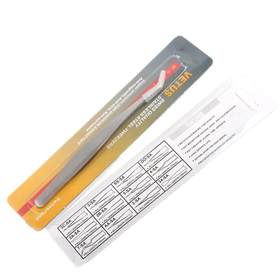 curved tweezer lash makeup tools