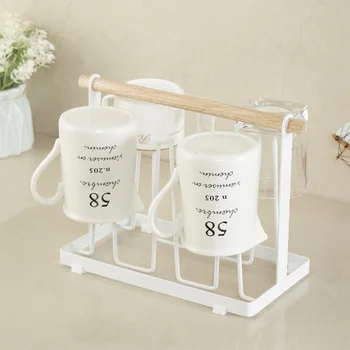 

1PC New Kitchen Dish Mug Storage Rack Cup Drying Rack Drainer Holder Organizer Storage Rack OK 0653
