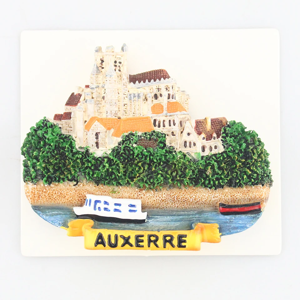 

Bitimes Castle River Magnetic Refrigerator Sticker 3D Fridge Magnets Travel Souvenirs Resin Aimant Kitchen Home Decoration
