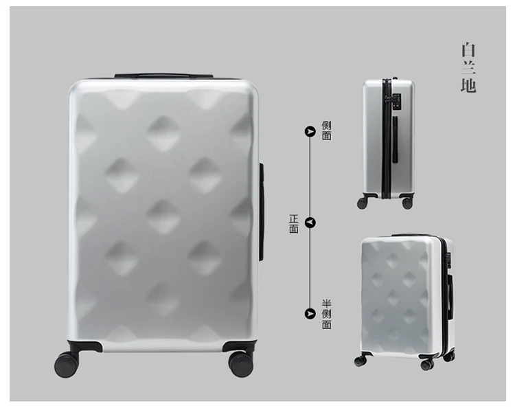 Стильный Дорожный чемодан Спиннер на личность троллейбуса чемодан на борт креативная коробка 20/24/28 дюймов сумки на колёсиках