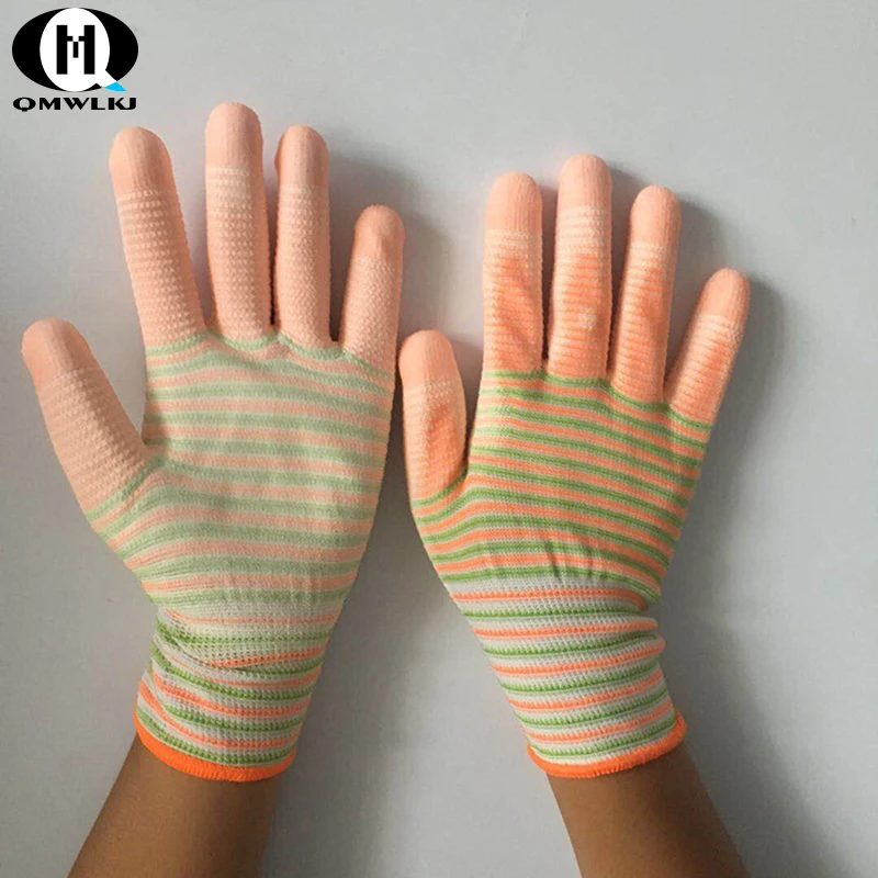 

1 pair Antistatic Gloves Anti Static ESD Electronic Working Gloves pu non-slip safety protective Universal gloves