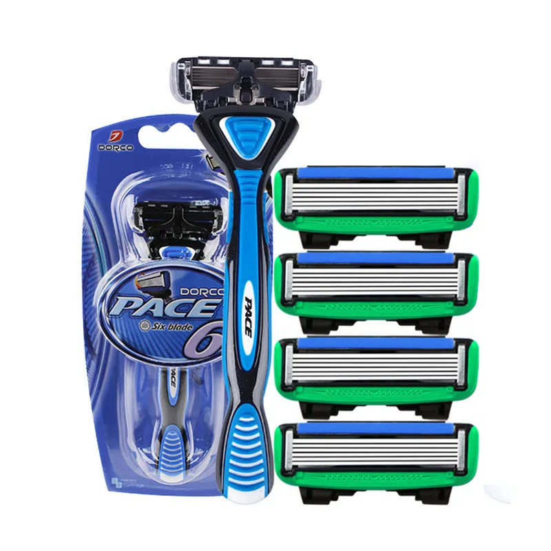 

DORCO High Quality Manual Shaving Razor Blades Safety Razor Men's Razor Shaving Machines 6-layer Razor Blades