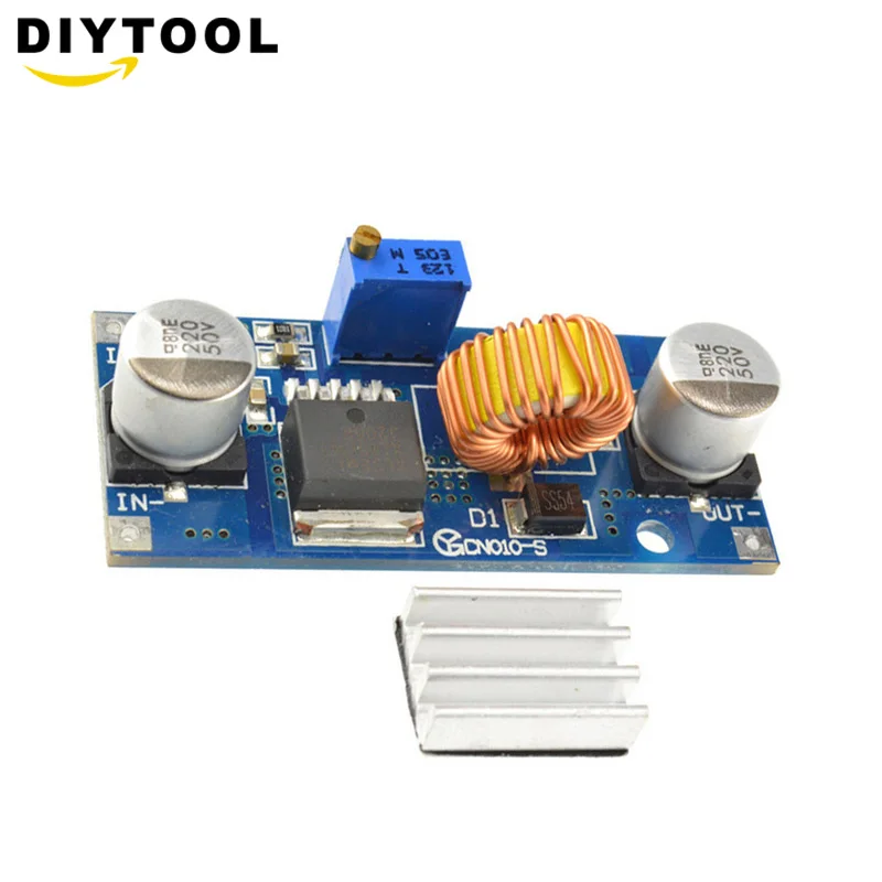 1 шт. 5A XL4015 DC-DC 4-38V до 25-36V 24V 12V 9V 5V Шаг вниз Регулируемый Питание модуль светодиодный