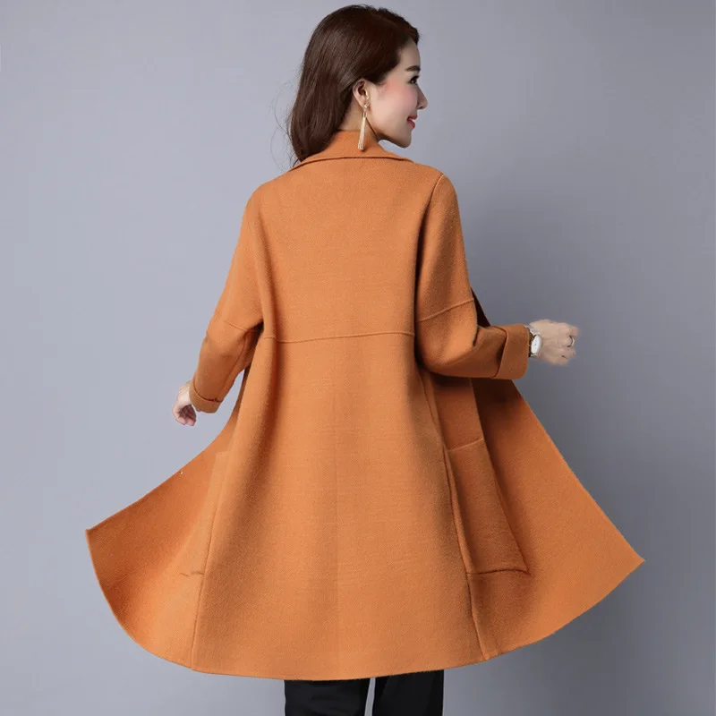 

Cardigan Sweater women Sweaters coat Women's Elegant Cardigans Sweater cloak coat Winter Cashmere Knitted Cardigan Sweater