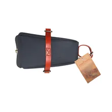 Tourbon Outdoor Cycling Accessories Bicycle Saddle Bag Seat Tail Pouch Blue Canvas Phone Pouch Bike Case