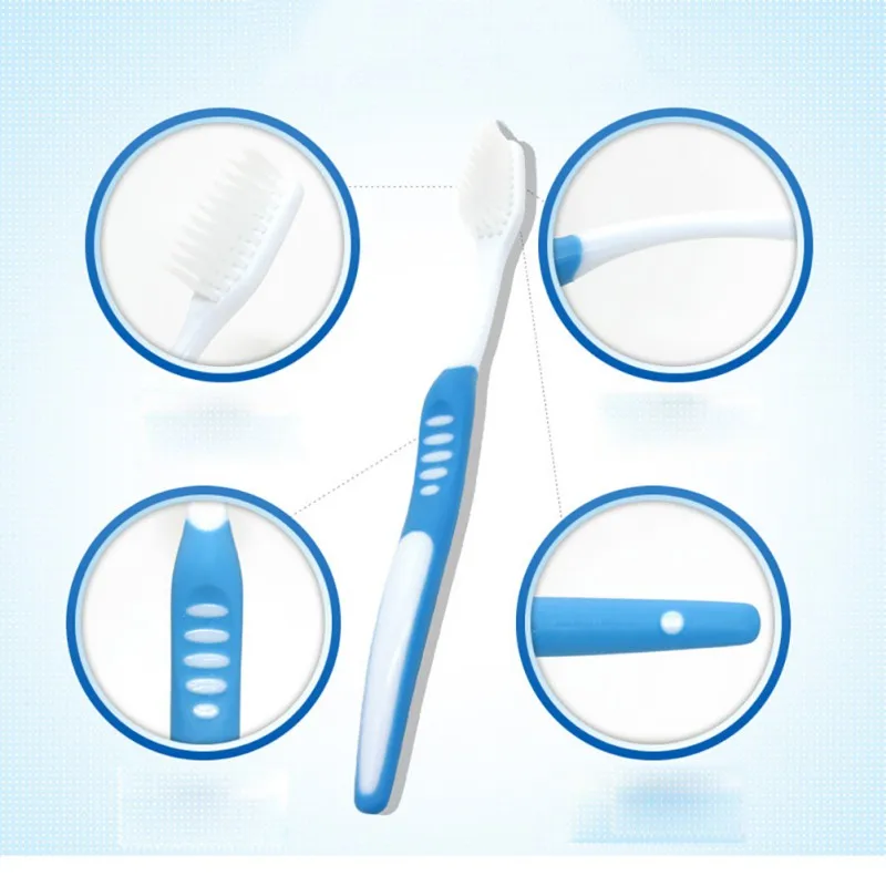 Ультрамягкая зубная щетка уход за полостью рта зуб отбеливание зубов Зубная щётка PBT фрезерный зубная щетка из волокна