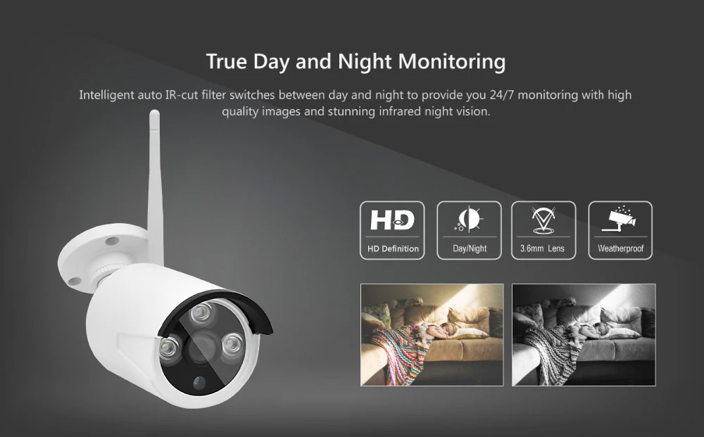  8CH HD 720P CCTV Security System IP Camera Outdoor WiFi NVR Kit 1MP Surveillance Wireless Kits Night Vision Video Monitor P2P XMeye (2)