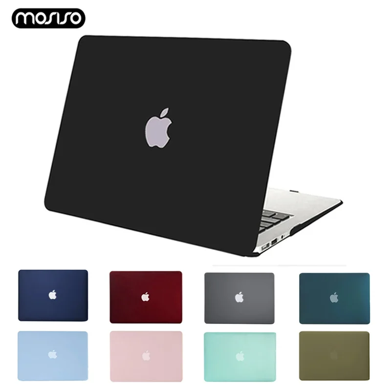 MOSISO Новый матовый чехол для ноутбука для Apple MacBook Air Pro retina 11 12 13 15 для Mac book Pro 13,3 15,4 дюймов для mac Air 13 A1932