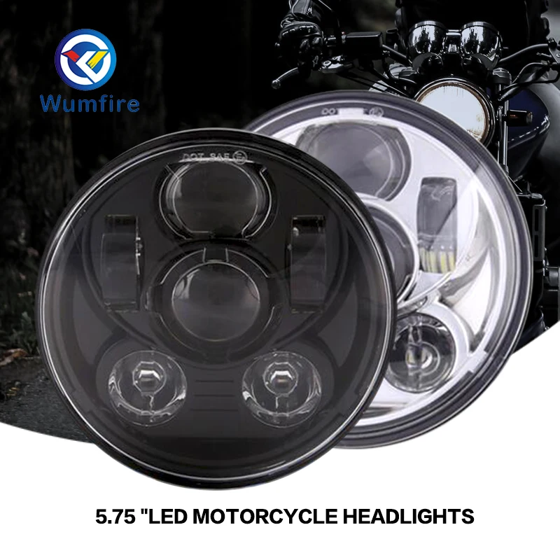 DOT 5 3/4 "LED Headlight 5.75" Headlight LED Headlight For Harley 48