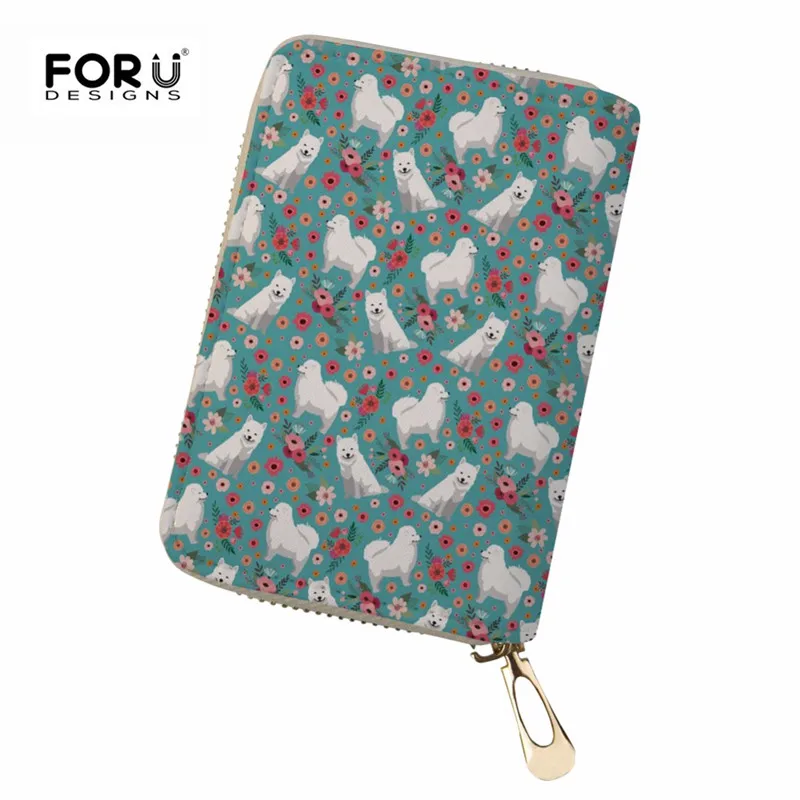 FORUDESIGNS/банк держатель для карт Rfid Бумажник чехол s самоед узор обложек Женская