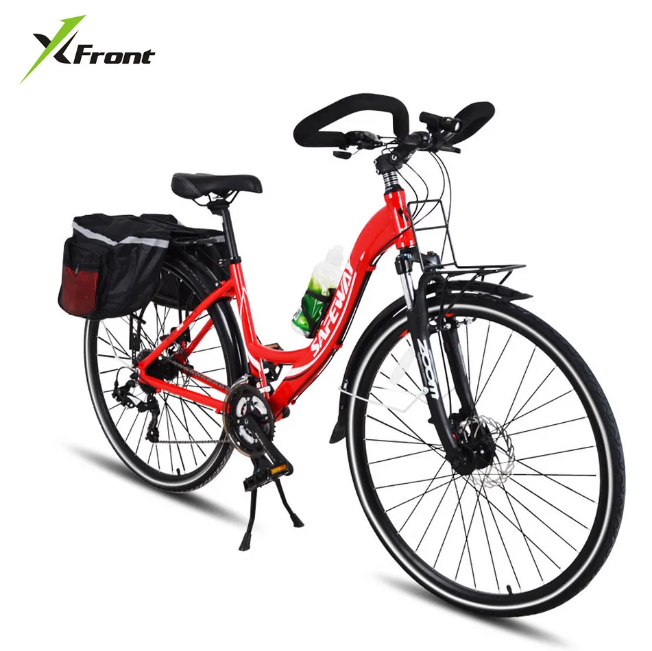 Cheap New X-Front Aluminum Alloy Frame Touring Bicycle Outdoor Sport 26 inch Wheel Butterfly Bar Dual Disc Brake Bicicleta bike 1