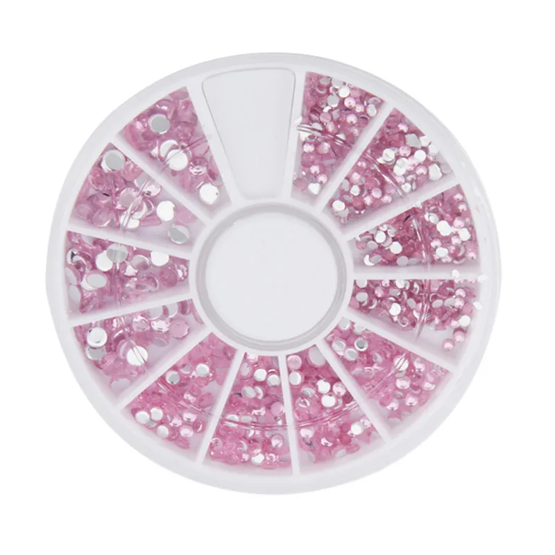 

Sannysis 500pcs/Box Acrylic Diamond 1.5-3 mm Nail Art Decorations Nail Art