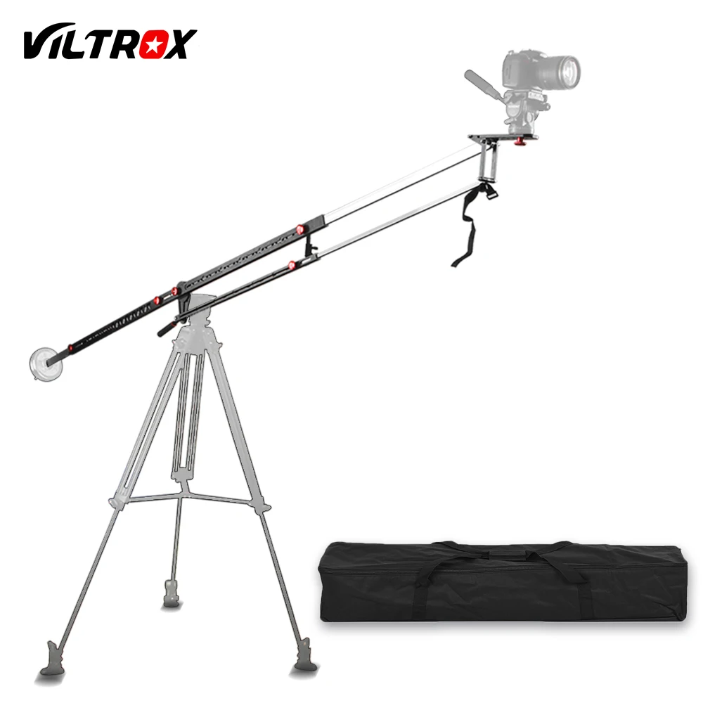 

Viltrox YB-3M 118 Inch Jib Crane Portable Retractable Telescoping Aluminum Arm Max Load 10kg for Photography Tripod Camera+Bag