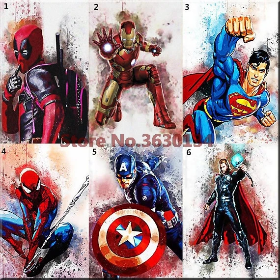 

5d Diamond Painting Super Hero Pattern full diamond Embroidery,Cross Stitch kits for Christmas gift ,art,3d,free shipping