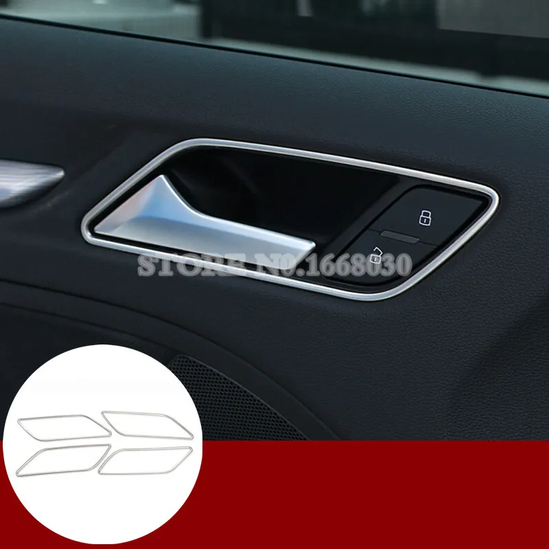 

For Audi A3 S3 Interior Door Handle Bowl Cover Trim 2014-2017