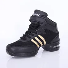 Free Shipping Breathable Mesh Black Air Curshion Jazz Dance Shoes Dance Sneakers Fittness Outdoor Zapatilla De Deporte