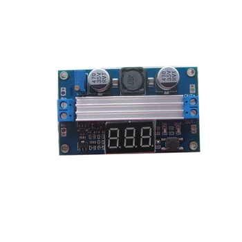 

Free Shipping DC-DC high power adjustable boost module 3.0 ~ 35V to 3.5 ~ 35V 100W with digital voltmeter