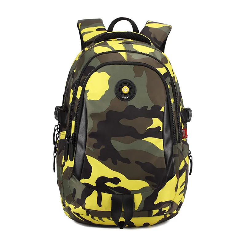 Детские школьные сумки для мальчиков и девочек Начальная школа Книга сумка Sac Enfant детские школьные сумки Печать Рюкзак ортопедический рюкзак - Цвет: yellow big