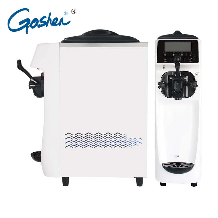 

Canton Fair goshen mini yogurt ice cream machine 1 flavor home use four color
