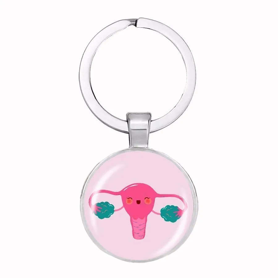 18 стилей новая матка womb брелок для ключей подвеска милый мультфильм шаблон матки