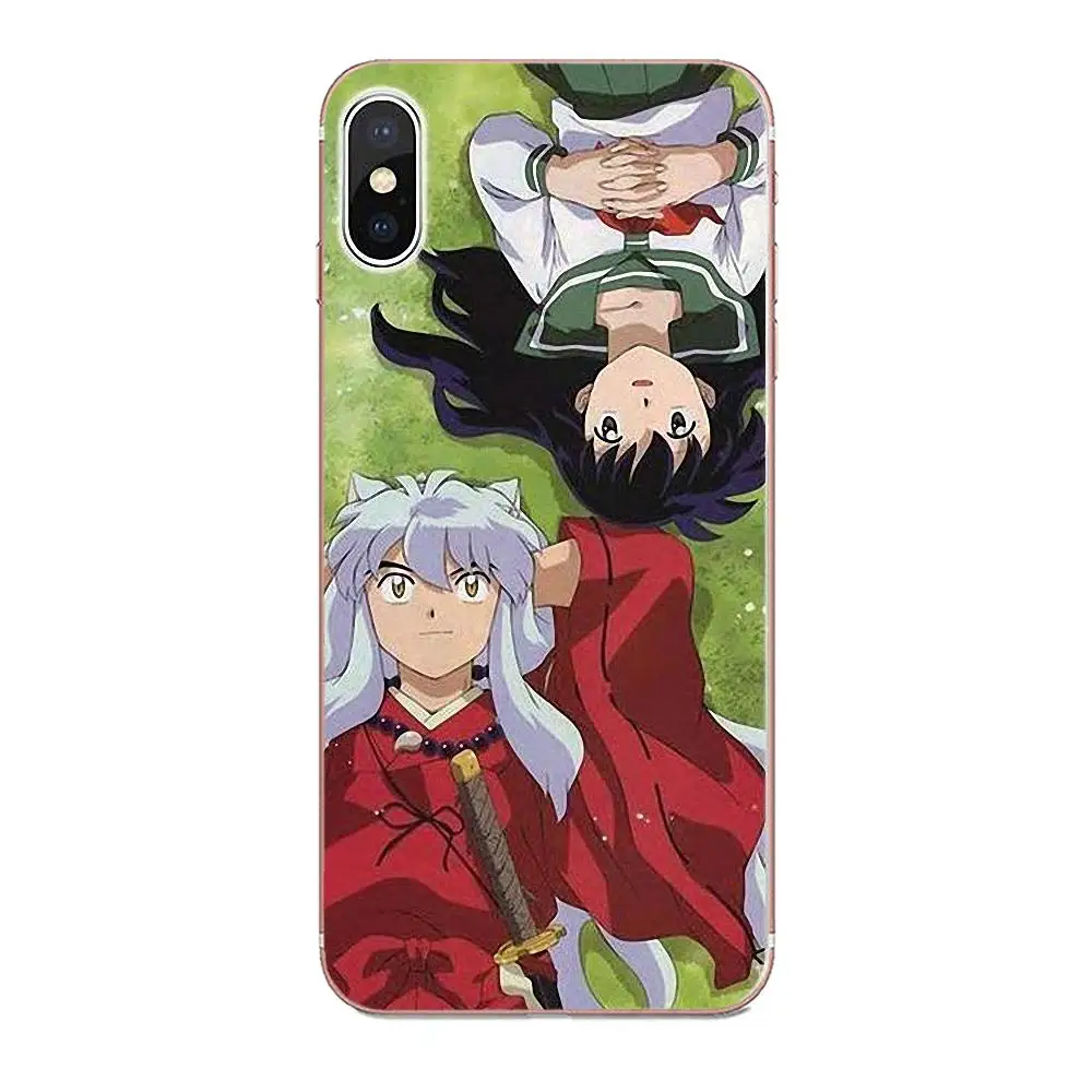 Inuyasha Япония Аниме Кагоме Мягкий ТПУ телефон Капа для Apple iPhone 4 4S 5 5C 5S SE 6 6S 7 8 Plus X XS Max