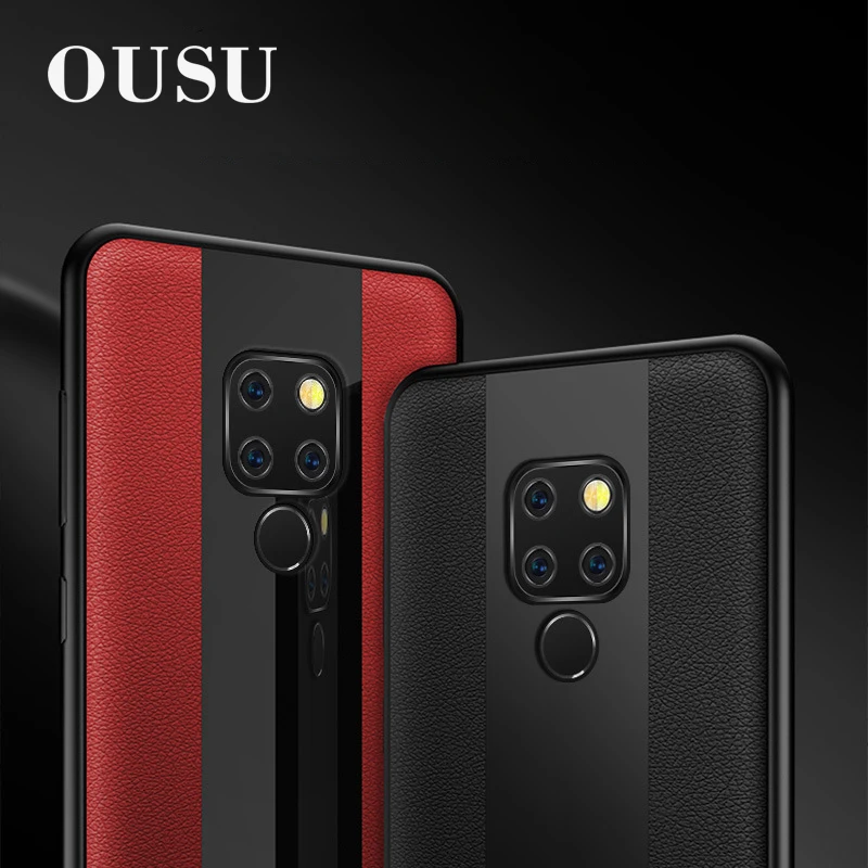 Роскошный деловой кожаный чехол для huawei P20 lite P10 plus Mate 20 pro 10 Honor 8X Nova 3 из