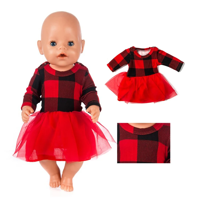 Midora Модная Одежда для кукол см 43 Baby Born кукла дюймов 18 американская девочка платье