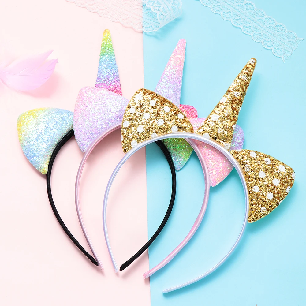 Unicorn Cosplay Horn Band Animal Ear Headpiece Christmas Hair Accessory