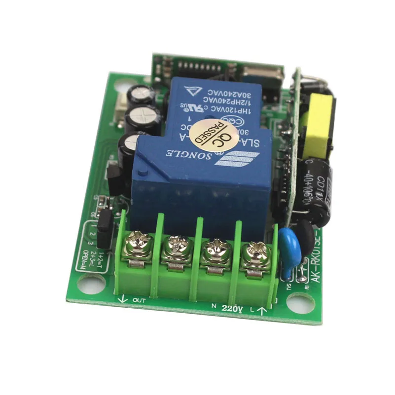 85-250V 110V 220V 30A 1CH RF Wireless Remote Control Switch Relay 220V 30A Relays Module For Lamp LED Water Pump (7)