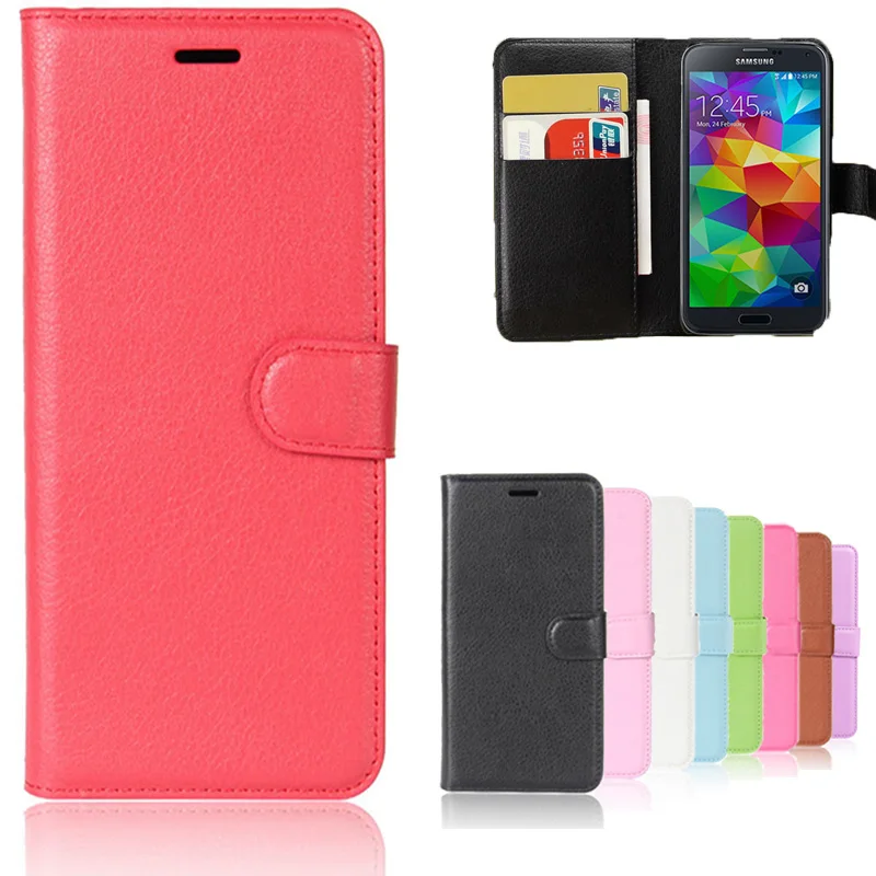 Lich Skin Case For Samsung Galaxy S5 Mini Flip Wallet Case ...