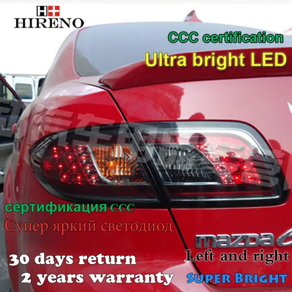 Hireno Tail Lamp for Mazda Mazda6 2003 12 Taillight Rear Lamp Parking Brake Turn Signal Lights