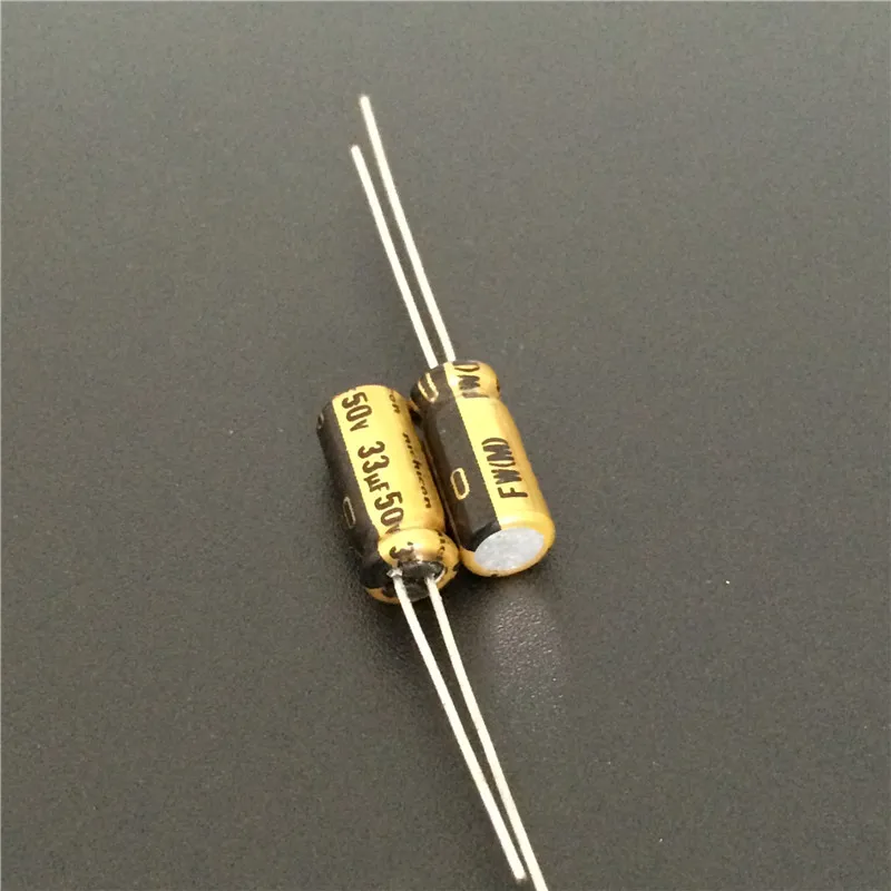 

10pcs 33uF 50V NICHICON FW Series 5x11mm 50V33uF HiFi Audio Capacitor