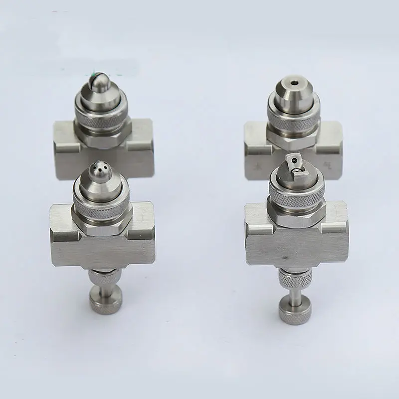 Бесплатная Доставка! 1/4 ''Регулируемый расход ss304 распылитель воздуха 6 стилей