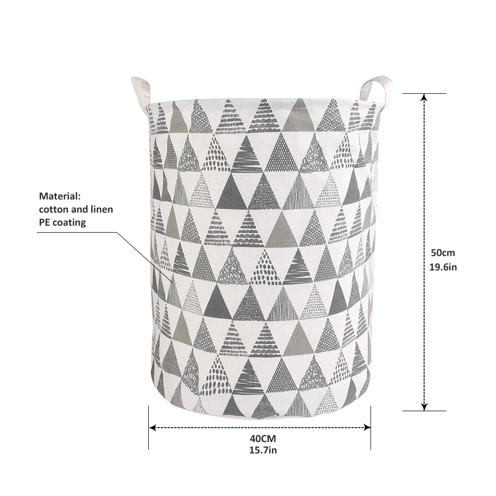 1 шт. практичная круглая корзина для грязного белья Геометрическая корзина складная корзина для хранения одежды игрушка складной держатель Органайзер