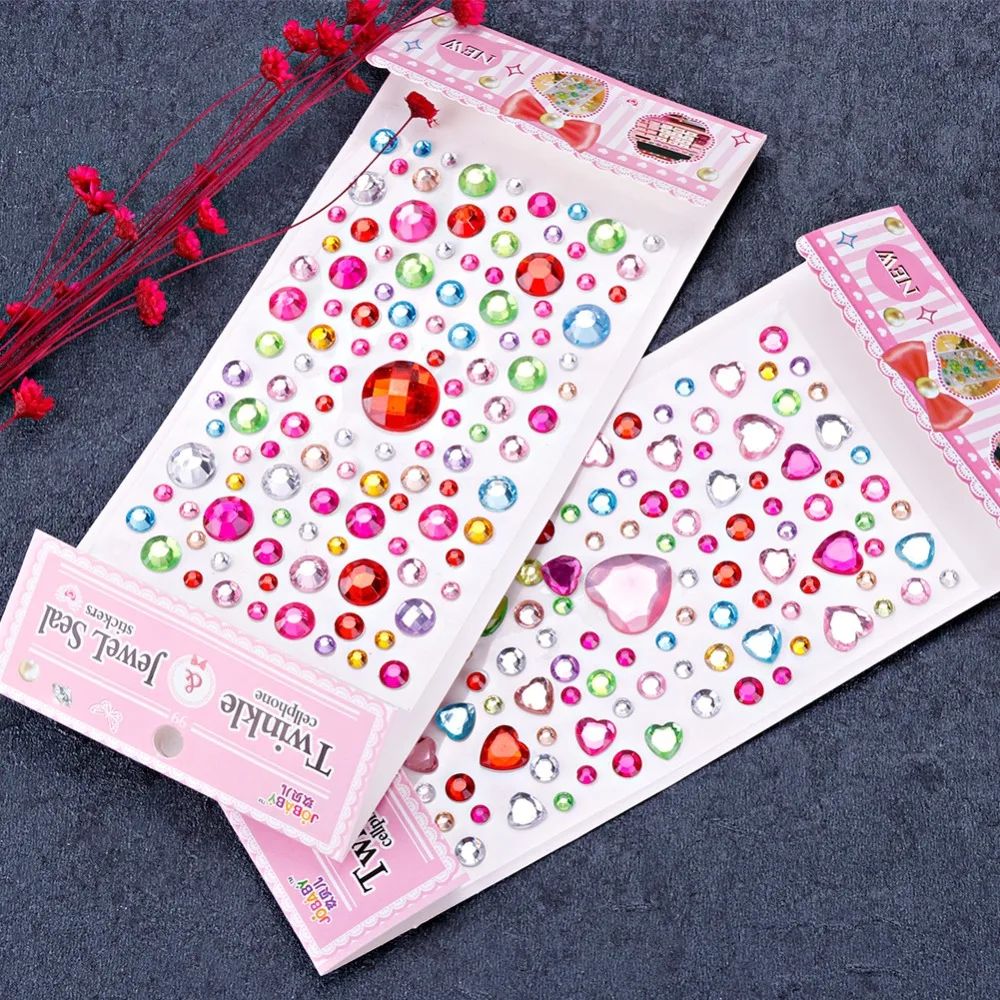 New Colorful Mobile Phone Decorative Stickers DIY Car Stickers Flash