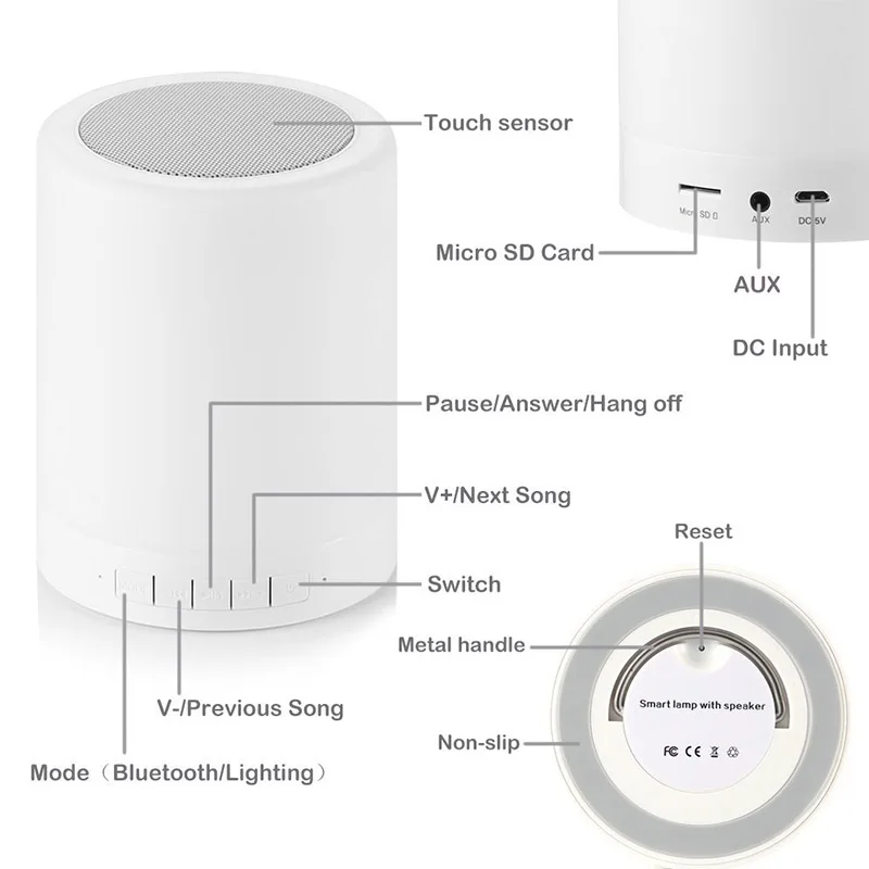 Chargeable Wireless Stereo Portable Bluetooth Speaker