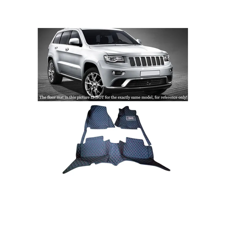 Кожаные коврики для Jeep Grand Cherokee напольные салона автомобиля аксессуары 2011 2012 2013