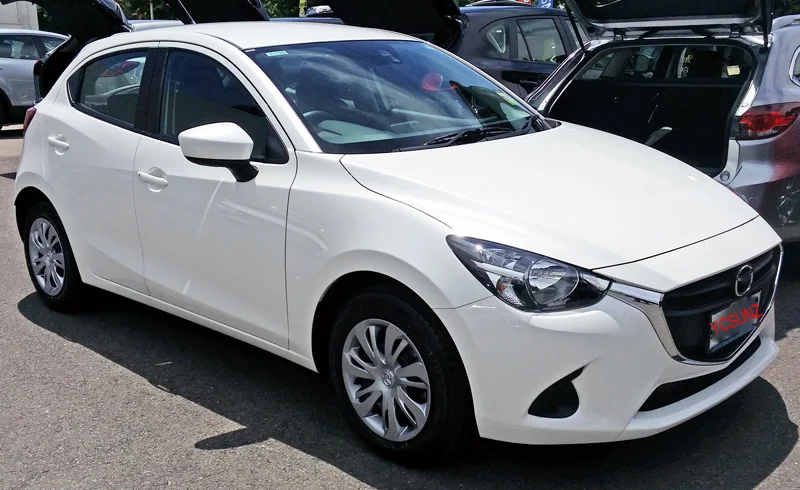Хромированная Крышка для дверных ручек Mazda 2 Demio 2015 2016 2017 ABS детали стайлинга
