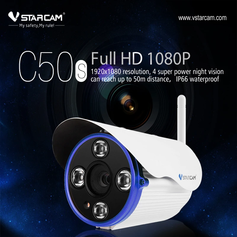Vstarcam C50S WiFi IP Camera Full HD 1080P 2MP Outdoor Waterproof