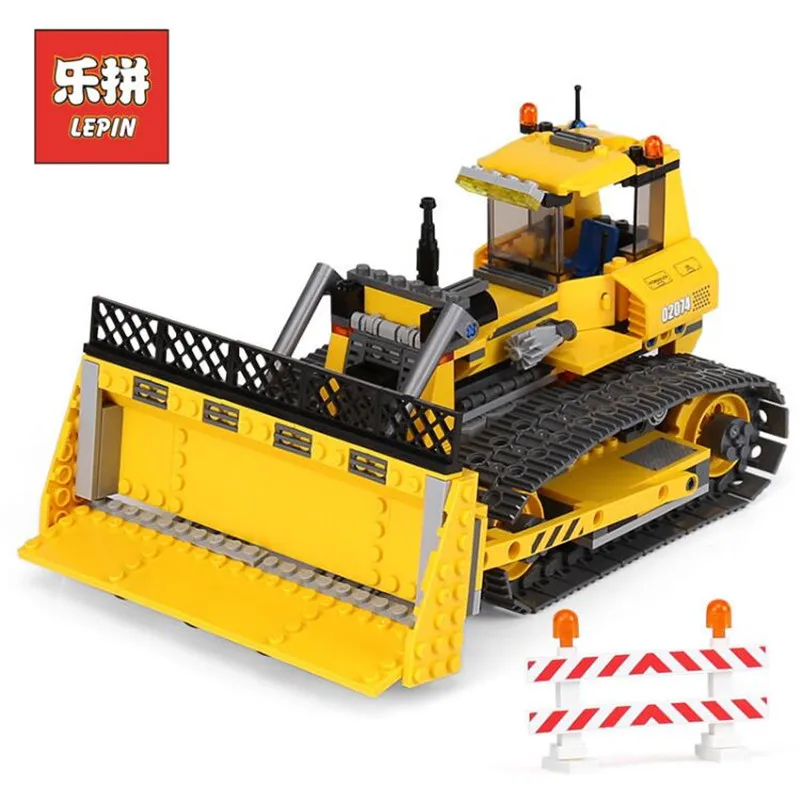 

Lepin 02074 The Small Dozer Set 394Pcs Technic Series 7685 Building Blocks Bricks Toys Model for Christmas Gifts