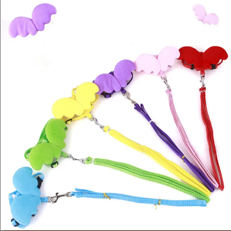 Small Dog Harness With Wings Dog Chest Straps Pet Traction Dogs Angel